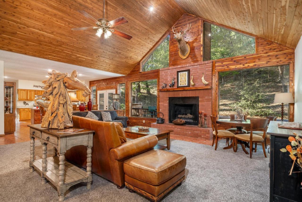 Luxury Rock Creek Cabin W Deck By Lake Hamilton Hot Springs Esterno foto
